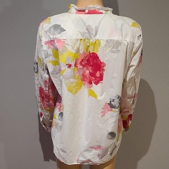 Talbots 100% cotton blouse size medium - Picture 6 of 7